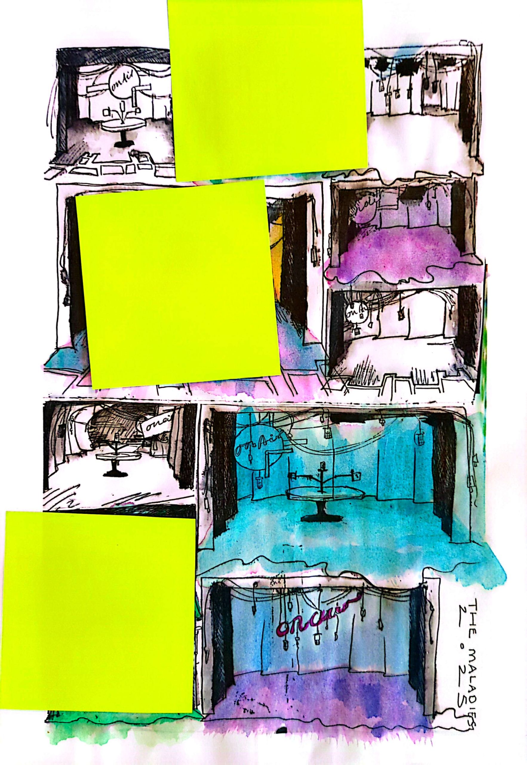 Early sketches DESIGN for Puppetry and Performance